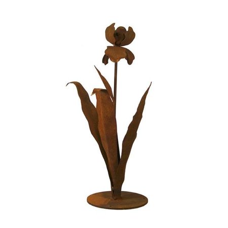 PATINA PRODUCTS Patina Products S671 Small Iris Garden Sculpture - Cynthia S671